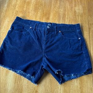 GAP size 14 Women's navy corduroy Shorts